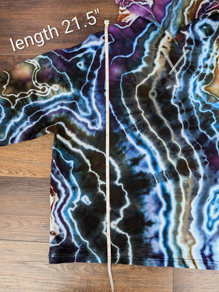 Women's XS Tie-dye Lightweight Pullover Hoodie