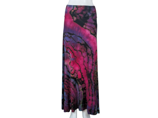 Women's Large Reverse Tie-dye Maxi Skirt