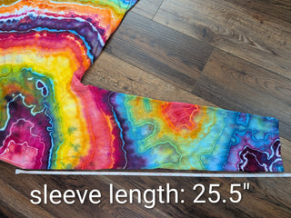 Men's 3XL Tie-dye Long Sleeved Lightweight T-Shirt