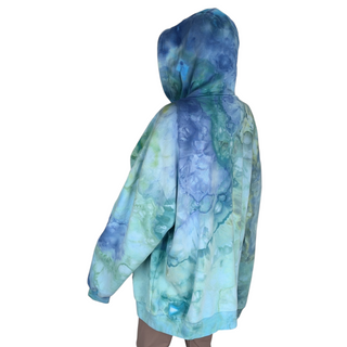 Men's 3XL Tie-dye Zip-up Hoodie