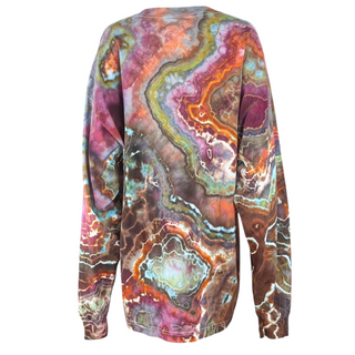 Men's 2XL Tie-dye Long-sleeved Tee