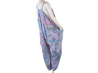Women's 2XL Tie-dye Jumpsuit