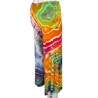 Women's Large Tie-dye Cropped Palazzo Pants