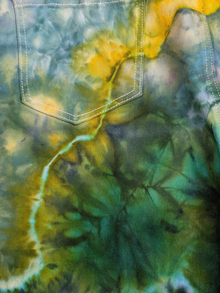 Women's Large Tie-dye Overalls