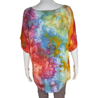 Women's Small Tie-Dye Cardigan Top