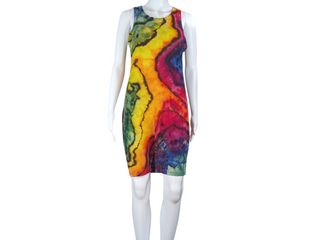 Women's XL Reverse Tie-dye Dress