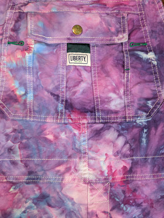 Women's 2XL Tie-dye Overalls