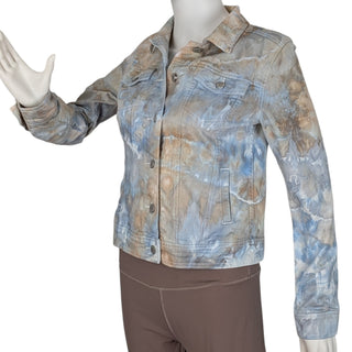 Women's XS Tie-dye Jean Jacket