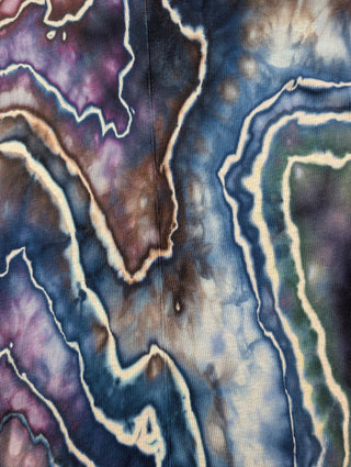 Women's Small Tie-dye Rayon Jumpsuit