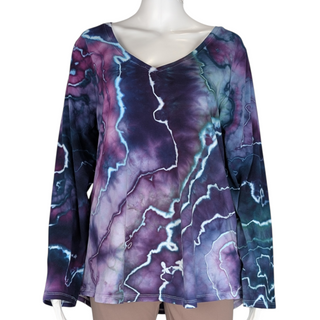Women's 2XL Tie-dye Long Sleeved Shirt