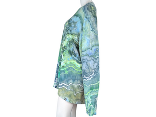 Men's XL Tie-dye Long-sleeved T-Shirt