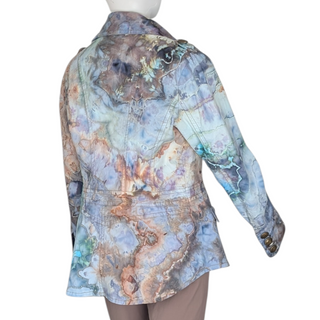 Women's Large Upcycled Tie-dye Jacket
