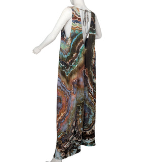 Women's XXL Tie-dye Flowy Jumpsuit