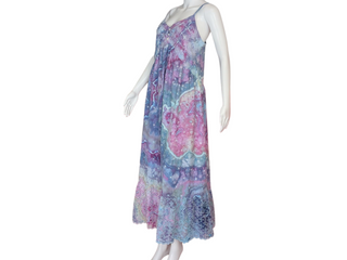 Women's Small Tie-dye Embroidered Sundress