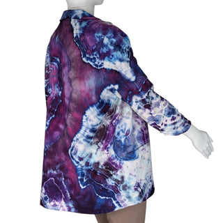 Women's Small Upcycled Tie-dye Blazer