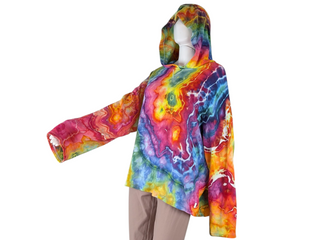Women's 2XL Tie-dye Pullover Hoodie