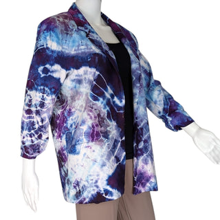 Women's Small Upcycled Tie-dye Blazer