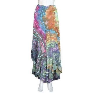 Women's 2XL Tie-dye Flowy Flounce Pants