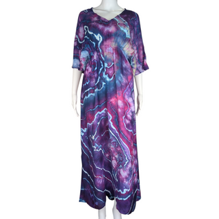 Women's Small/Medium Tie-dye Caftan Dress
