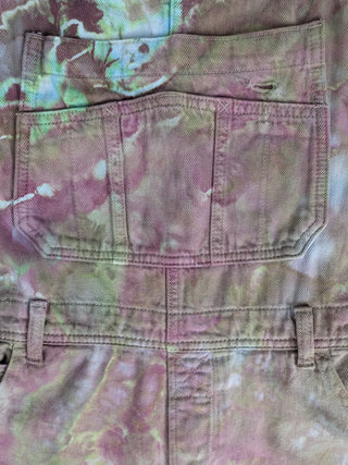 Women's Medium Tie-dye Overalls