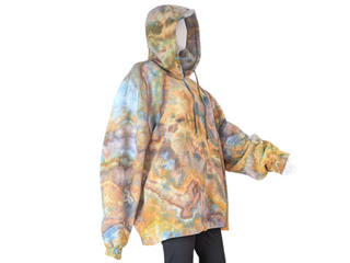 Men's 2XL Tie-dye Zip-up Hoodie