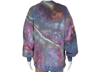 Women's XS Tie-dye Cardigan Sweatshirt