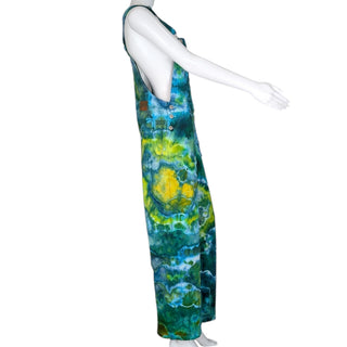 Women's Large Tie-dye Overalls
