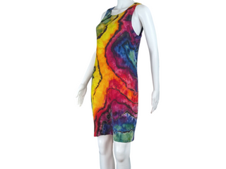 Women's XL Reverse Tie-dye Dress
