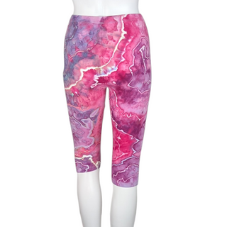Women's Small Tie-dye Capri Leggings