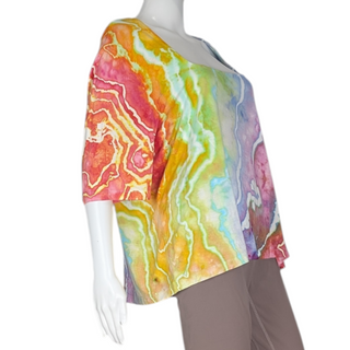 Women's 3XL Tie-dye Top