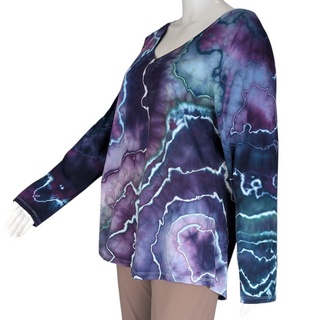 Women's 2XL Tie-dye Long Sleeved Shirt