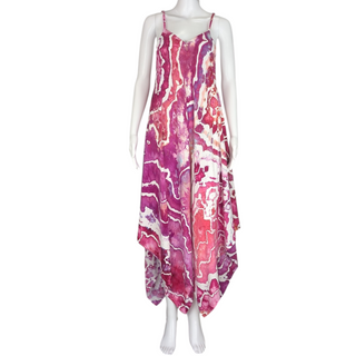 Women's XXL Tie-dye Maxi Dress