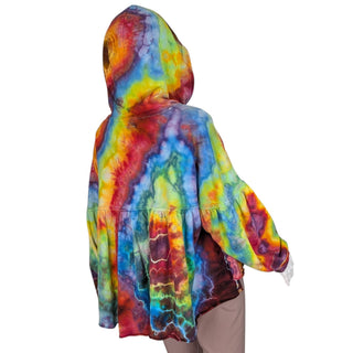 Women's XS Tie-dye Babydoll Hoodie