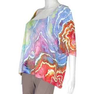 Women's 3XL Tie-dye Top