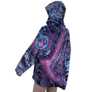 Women's Large Tie-dye Lightweight Pullover Hoodie