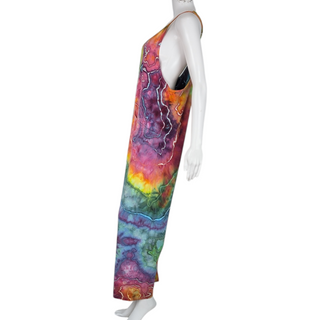 Women's Small Rainbow Tie-dye Jumpsuit