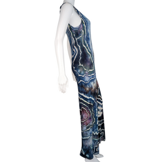 Women's Small Tie-dye Rayon Jumpsuit