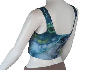 Women's Medium Tie-dye Cropped Tank Top