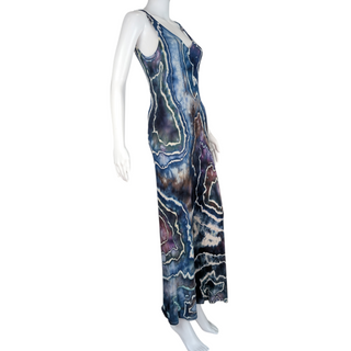 Women's Small Tie-dye Rayon Jumpsuit