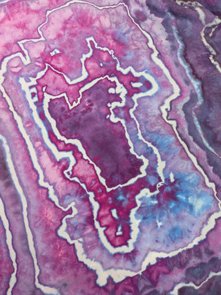 Women's 2XL/3XL Tie-dye Rayon Caftan with Pockets