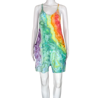 Women's Small Tie-dye Romper