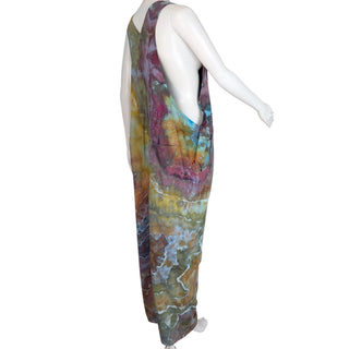 Women's XL Tie-dye Overalls