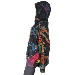 Women's XXL Reverse Tie-dye Pullover Buffalo Hoodie