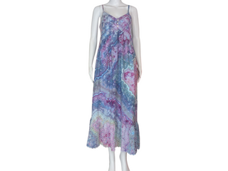 Women's Small Tie-dye Embroidered Sundress