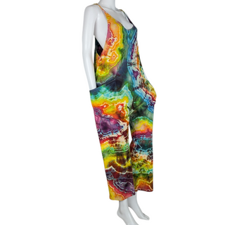 Women's Small Rainbow Tie-dye Jumper