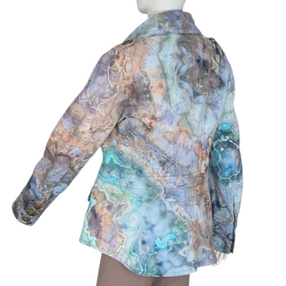 Women's Large Upcycled Tie-dye Jacket