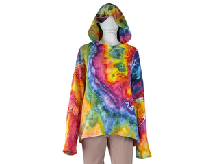 Women's 2XL Tie-dye Pullover Hoodie