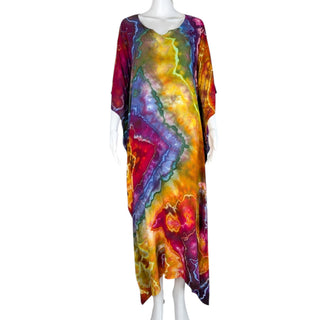 OSFA Tie-dye Rayon Caftan