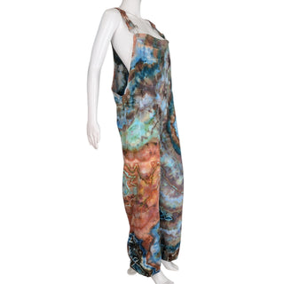 Women's Large Tie-dye Overalls