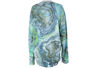 Men's XL Tie-dye Long-sleeved T-Shirt